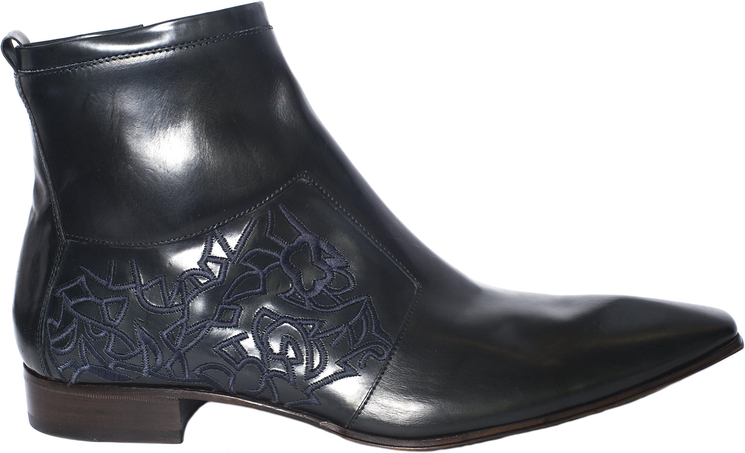Jo Ghost 3476 Black Leather Ankle Boots
