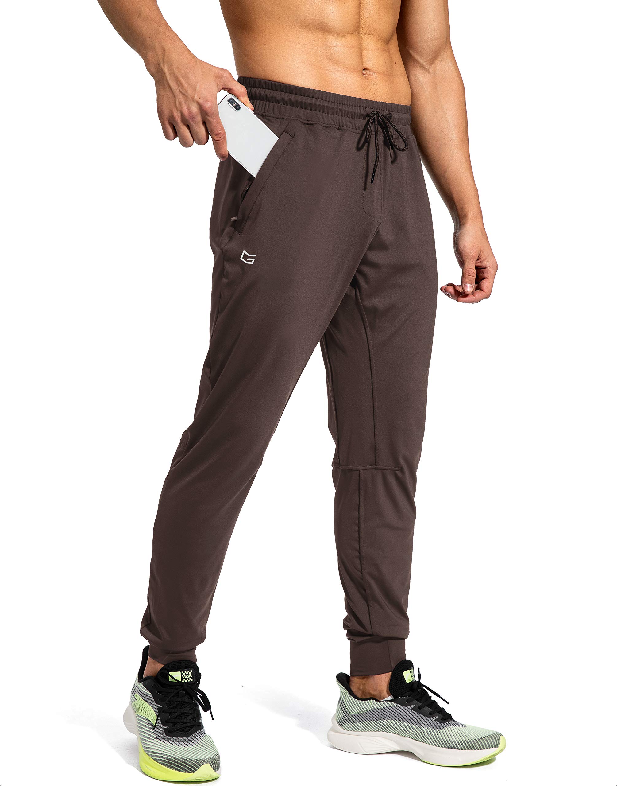 G Gradual Men's Sweatpants with Zipper Pockets