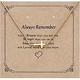 Kivosliviz Cross Necklace for Women Friends Sister Choker Religious Jewelry Dainty Catholic Necklaces