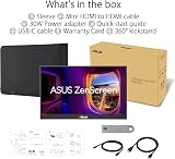 ASUS ZenScreen OLED MQ16AHE 16 inch Portable Monitor FHD 100% DCI-P3 USB-C view 8