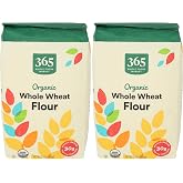 365 by Whole Foods Market, Organic 100% Whole Wheat Flour, 80 Ounce (Pack of 2)