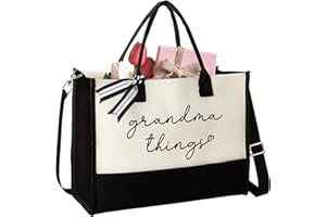 GINGULMINA Grandma Gifts - Birthday, Mothers Day Gifts for Grandma from Grandchildren - Tote Bag
