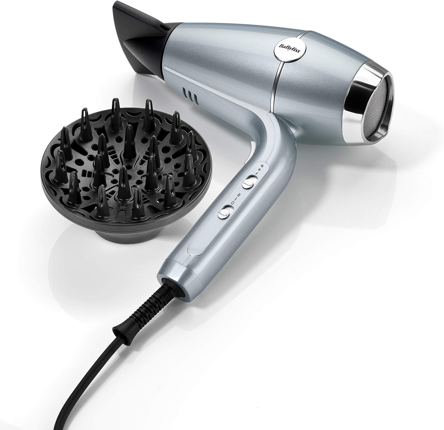 BaByliss Hydro-Fusion Hair Dryer with Diffuser, Professional 2100W Ionic Blow Dryer for Frizz-Free Styling - Image 3