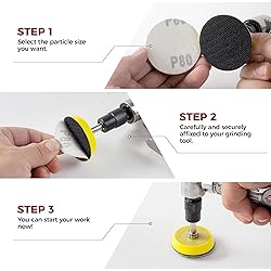 S SATC 2 Inch Hook and Loop Sanding Discs No-Hole