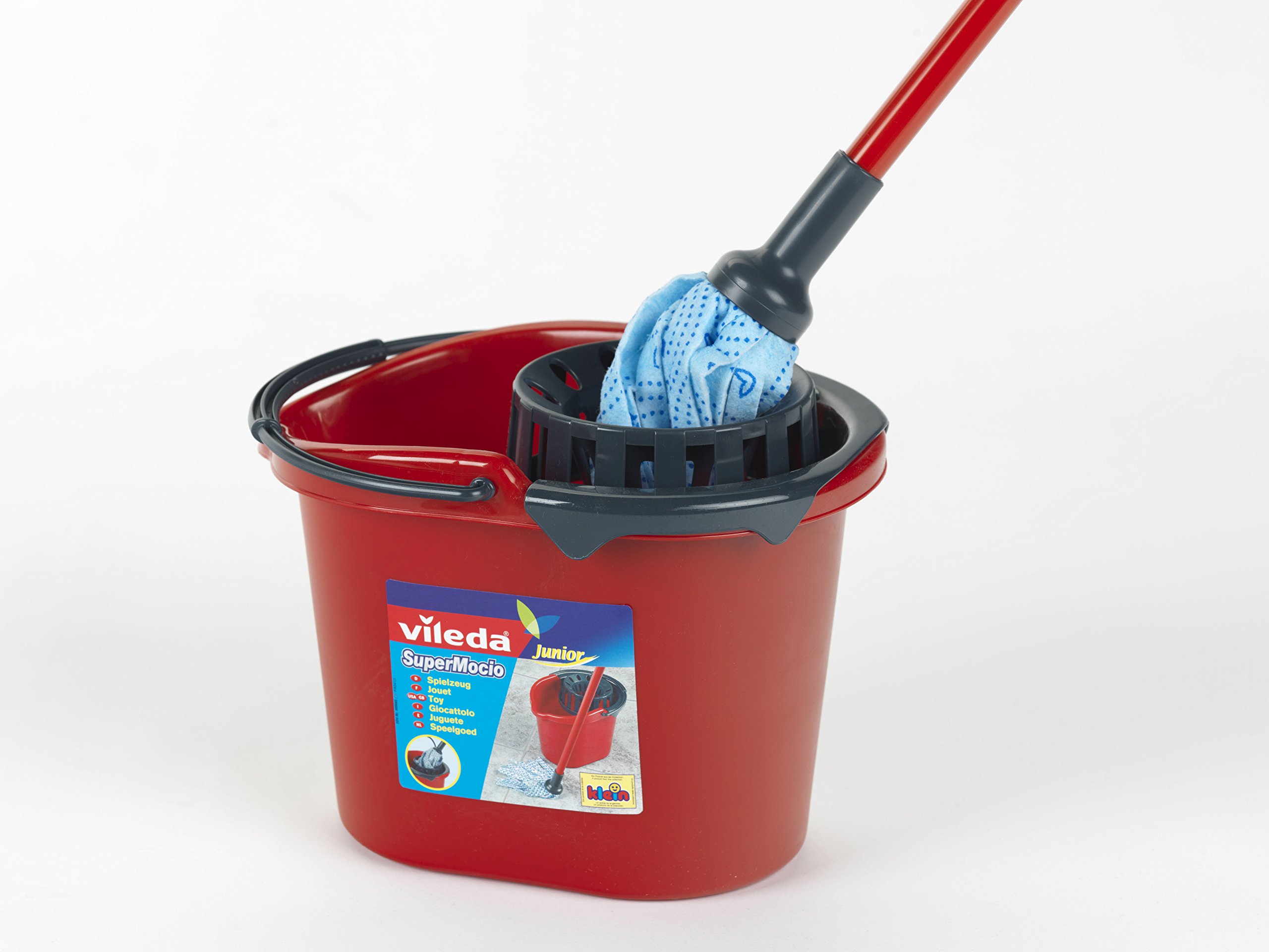 Country Vileda Theo Klein Vileda WipeMop with Bucket and Top (Red