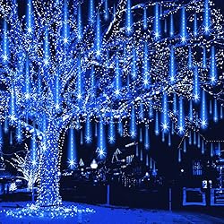 Weepong Meteor Shower Lights Outdoor Christmas