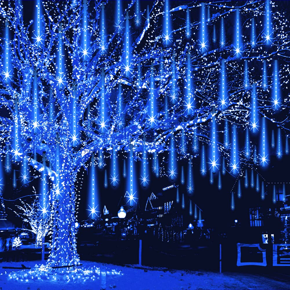 Weepong Meteor Shower Lights Outdoor Christmas