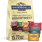 GHIRARDELLI Premium Assorted Chocolate SQUARES , 15.77 oz Bag