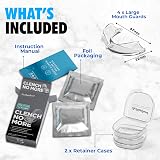 TheSleepGuard Mouth Guard Clenching No More Large Pack 4 UKCA EVA view 2