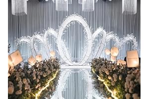 YADI Double Sided Silver Mirror Carpet Aisle Runner Decorative Runner Rug for Weddings, Birthday, Prom, Glam Party (Silver, 3.3' x 66')