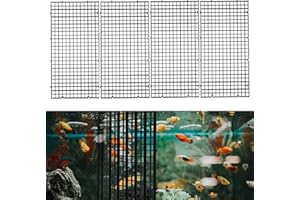 Ioffersuper 4 Pcs Grid Divider Tray Egg Crate Louvre Aquarium Fish Tank Bottom Isolation Plastic Egg Crate Grid Divider Tray Egg Grid Divider Tray for Aquarium