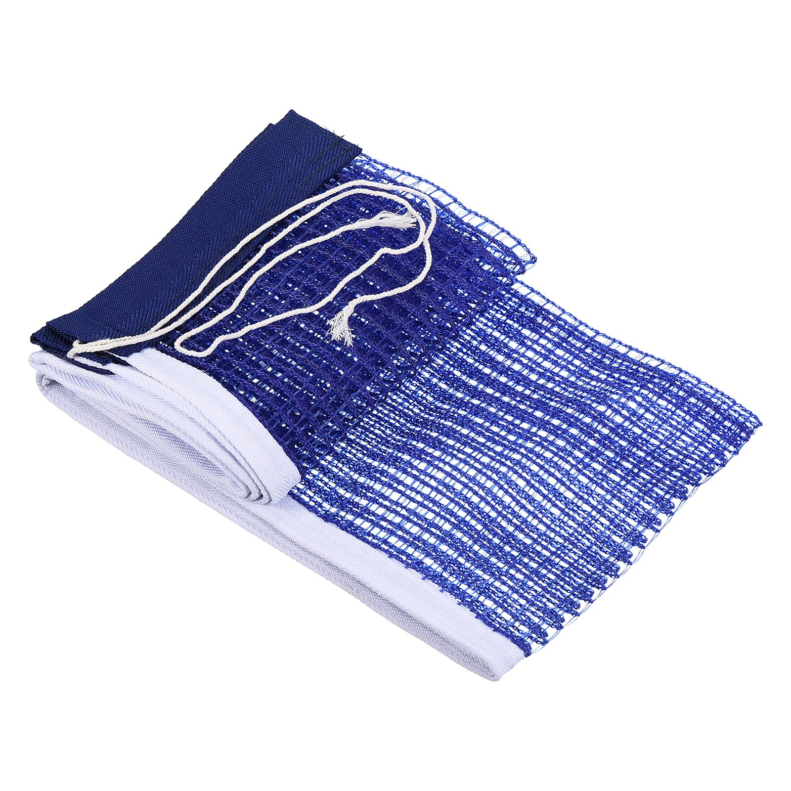 M METERXITY Table Tennis Net Replacement - Ping Pong Net String Tension Equipment, PE Thicken, Apply to Standard Table (183 x 15cm, Blue)
