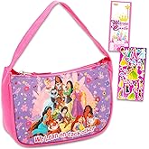 Disney Princess Purse for Girls - Dress-Up Bundle with Stylish Girls' Handbag Plus Stickers, More | Disney Princess Accessories for Kids