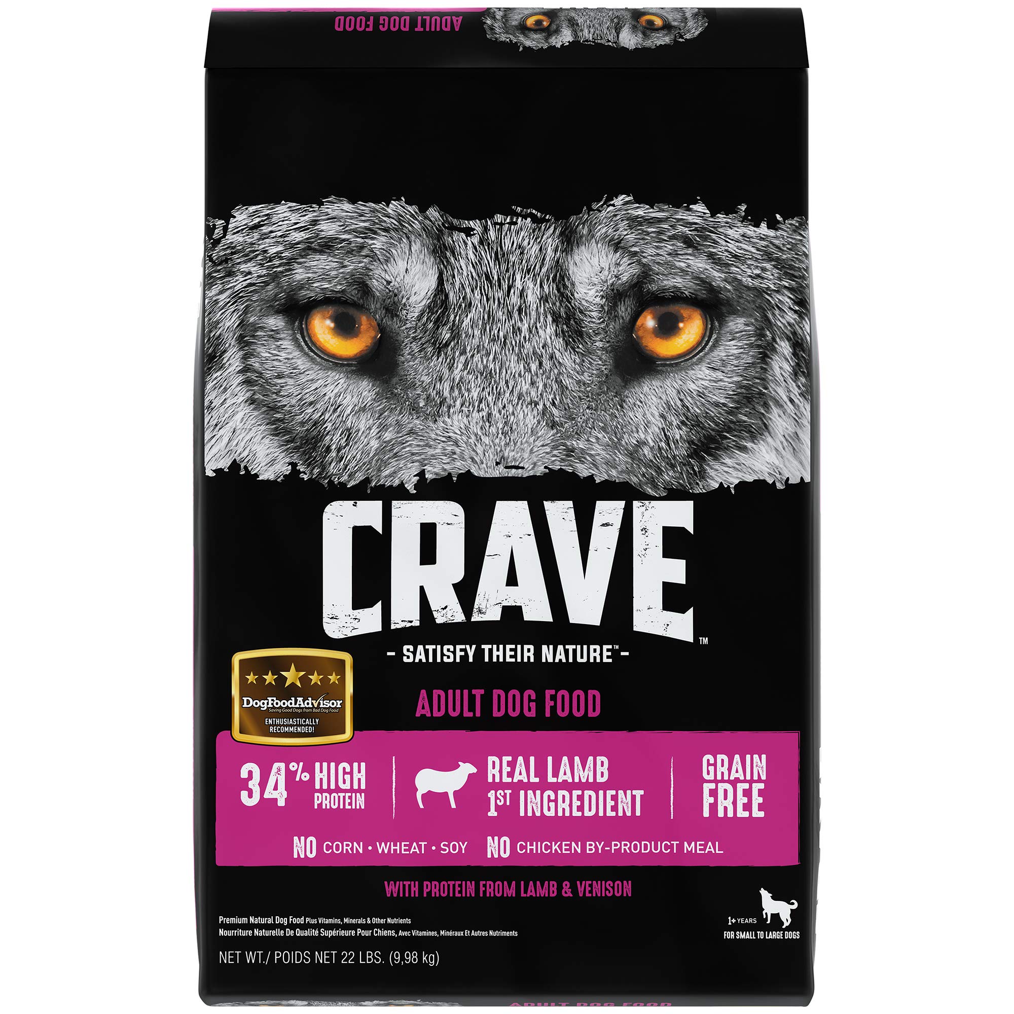Crave Grain Free Adult Dry Dog Food With Protein