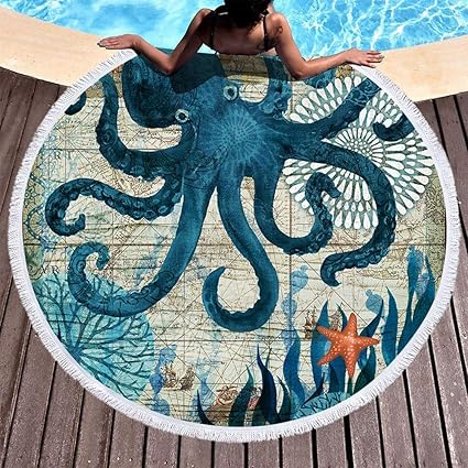 Tapisserie De Plage Super Doux Microfibre Avec Mandala