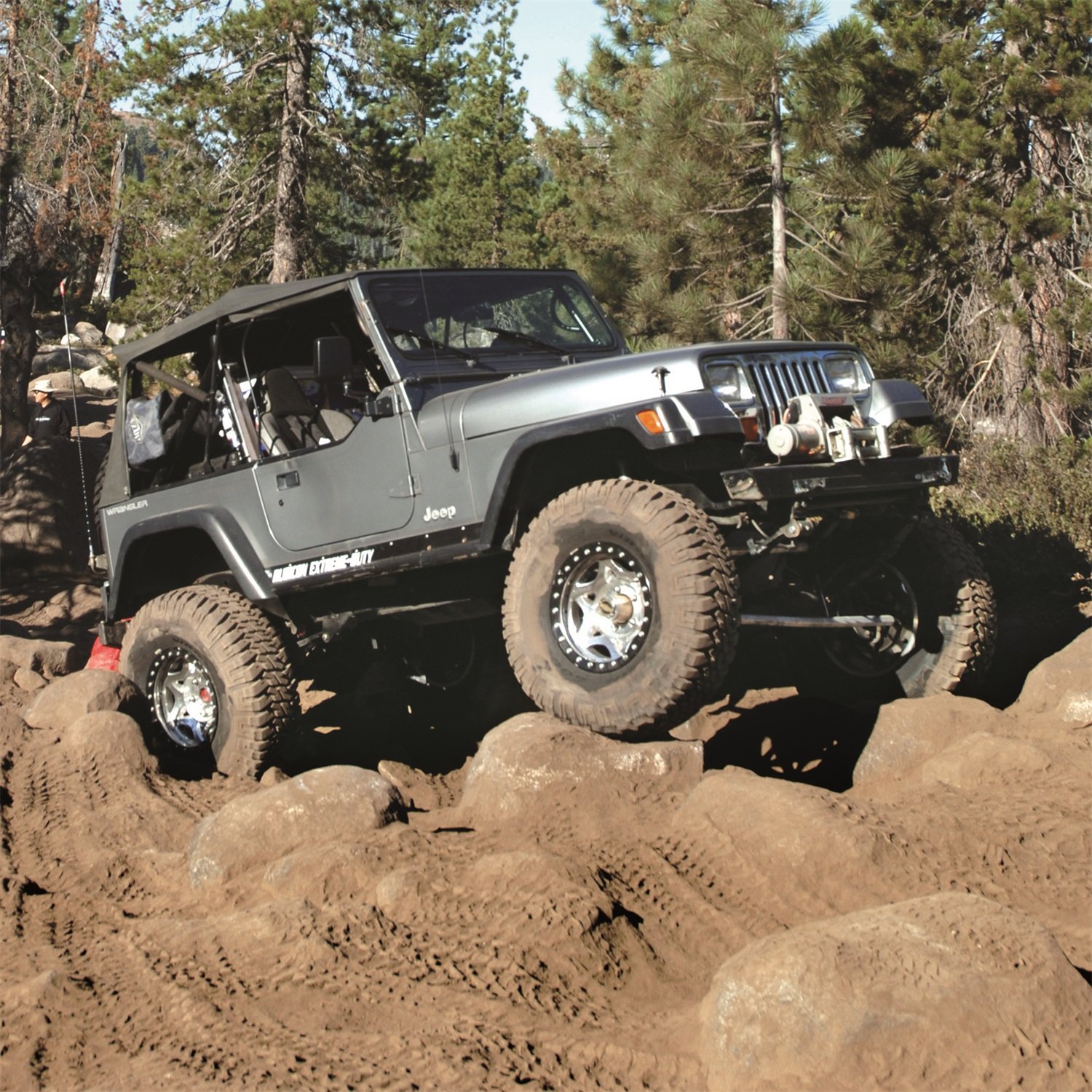 Pro Comp K3062B 4″ Lift Kit with Spring and ES3000 Shocks for Jeep YJ