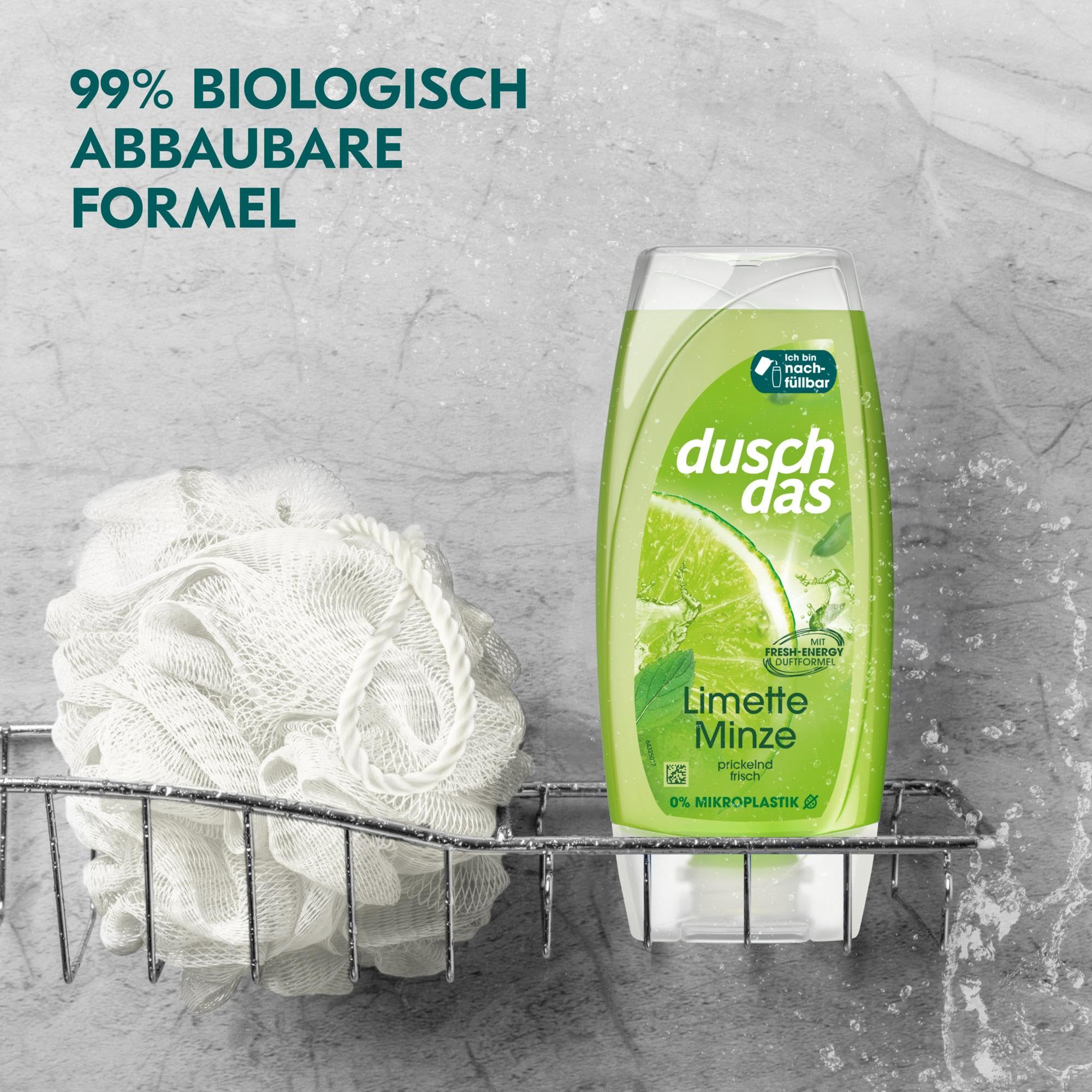 Duschdas Duschgel Limette Minze Duschbad mit Fresh-Energy-Duftformel sorgt fr einen erfrischenden Start in den Tag 6 x 225 ml 5