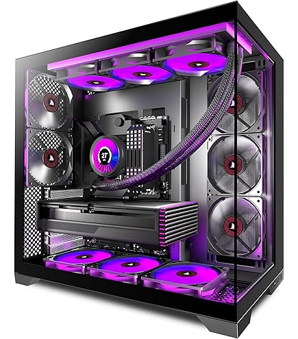 Mars Gaming MCPU-2T, Dual Tower CPU Kühler, 6 HCT Heatpipes, TDP 280W, Ultraleiser PWM 120mm Lüfter, Universal Multisocket