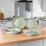 Salter Earth Frying Pan & Stir Fry Set 4-Piece Ceramic Non-Stick PFAS-Free view 6