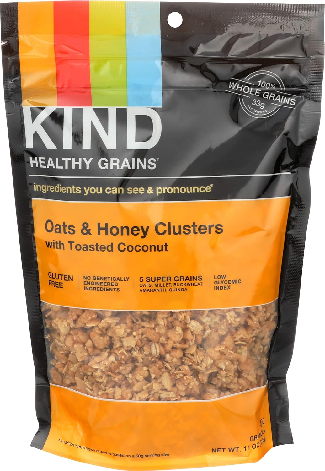 KIND Oats & Honey Clusters With Toasted Coconut, 11 Oz