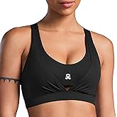 FlareMove Double Layered High Impact Sports Bras for Women Criss-Cross Back Bras with Sewn in Pads Workout Yoga Tops