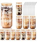 Rtteri 6 Juegos De Vasos De Vino De 12 Onzas Para El Día Del Maestro Con Popote En La Tapa, Cepillo, Taza De Vino Aislada De Acero Inoxidable Para Mujeres Y