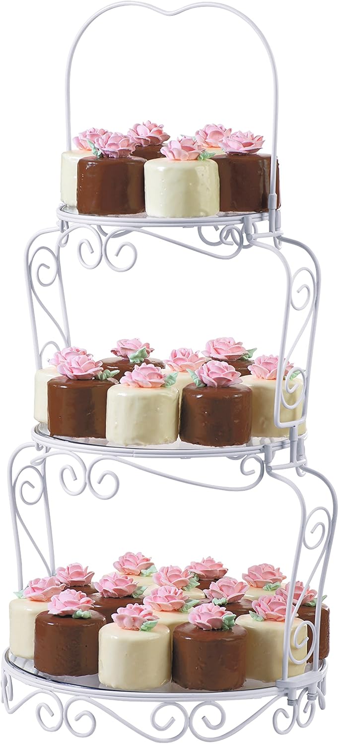  | Wilton Graceful Tiers 3-Tier Cake Stand: Cake Carriers: Cake Stands