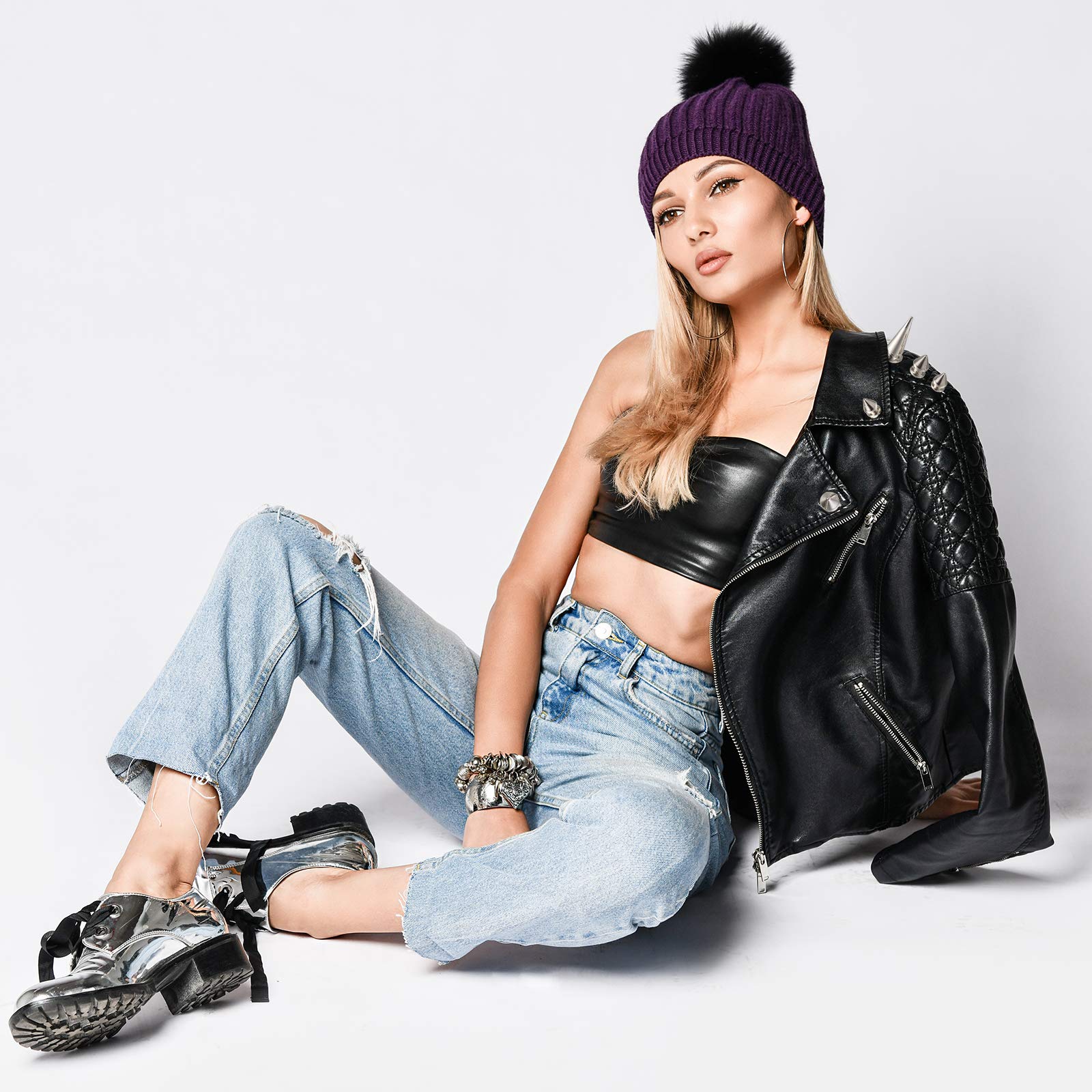 170 Pieces Multiple Sizes Cone Spikes Screwback Studs Rivets Large Medium Small Metal Tree Spikes Studs for Punk Style Clothing Accessories DIY Craft Decoration (Silver)