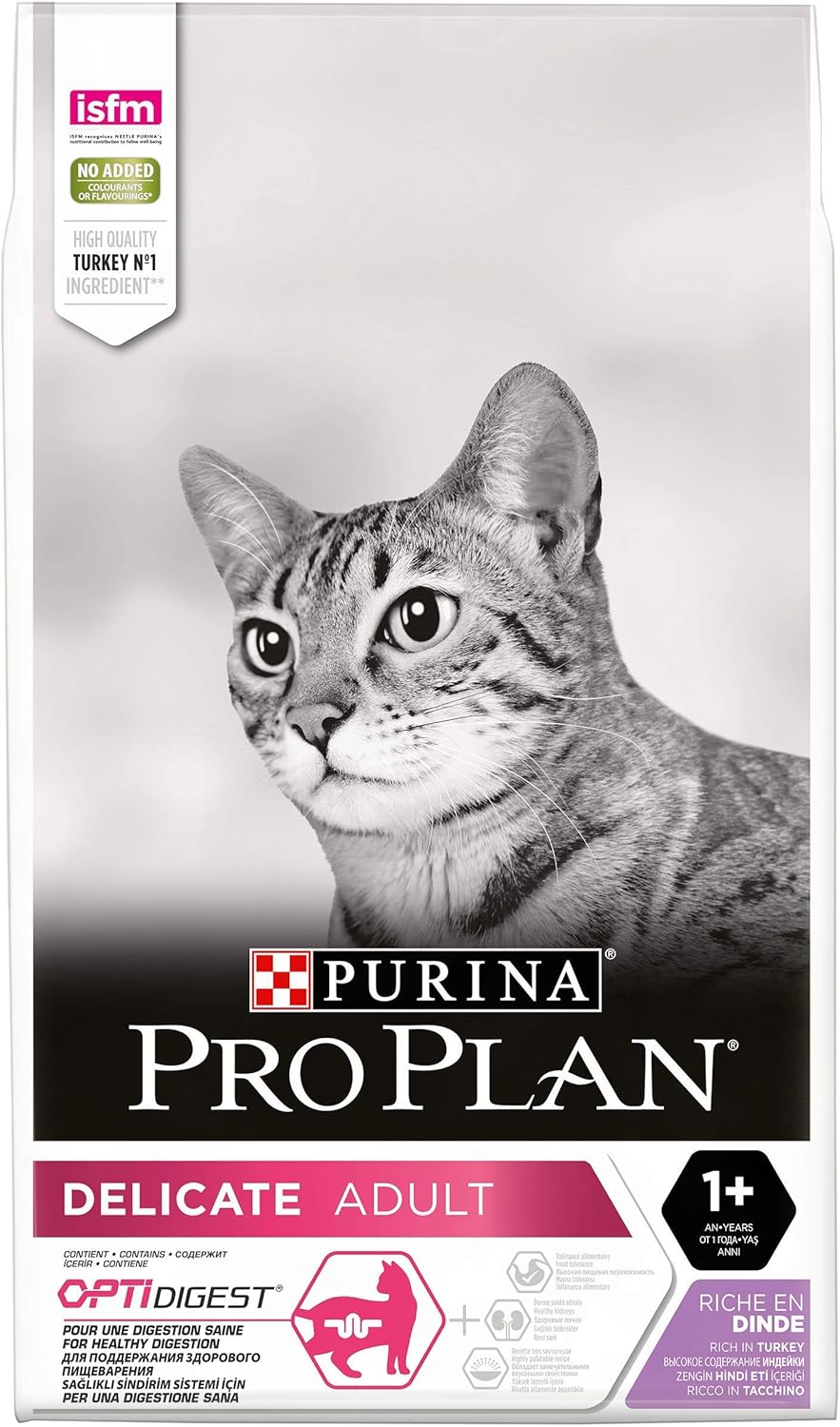Pro Plan Delicate Riche En Dinde 10 Kg Croquettes Pour Chat Adulte Amazon Fr Animalerie