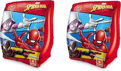 Brinquedos - Braçadeiras SPIDERMAN - Aquecedores de braços para crianças - Material PVC - Adequado para crianças dos 2 aos 6 anos com peso 6-20 kg - 16927