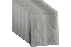 Peel and Stick Vinyl Floor Tiles 40-Pack 12 x 12 inch, Self Adhesive Waterproof Flooring Wood Planks for Kitchen, Dining Room
