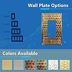 LIDER Decorator Switch or Receptacle Metal Wall