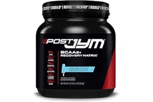 Post JYM Active Matrix, Post-Workout with BCAA's, Glutamine, Creatine HCL, Beta-Alanine and More, JYM Supplement Science, Blue Arctic Freeze, 30 Servings (22 Oz)