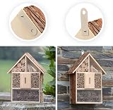 CKB LTD Large Natural Wood Bark Insect Bug Hotel for Bees & Ladybirds view 6