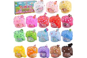 LAWOHO 18 Pack Slimes, Slime Kids, Cloud Butter Fluffy Slime kit for Girls Ages 8-12,Toys for Girls and Boys,for Kids Slime S