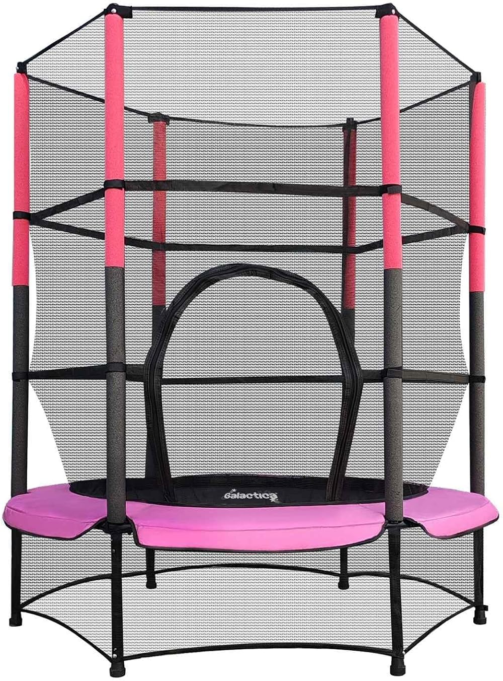 WestWood GALACTICA NEW Mini Trampoline 4.5FT 140cm with Safety Net Pink