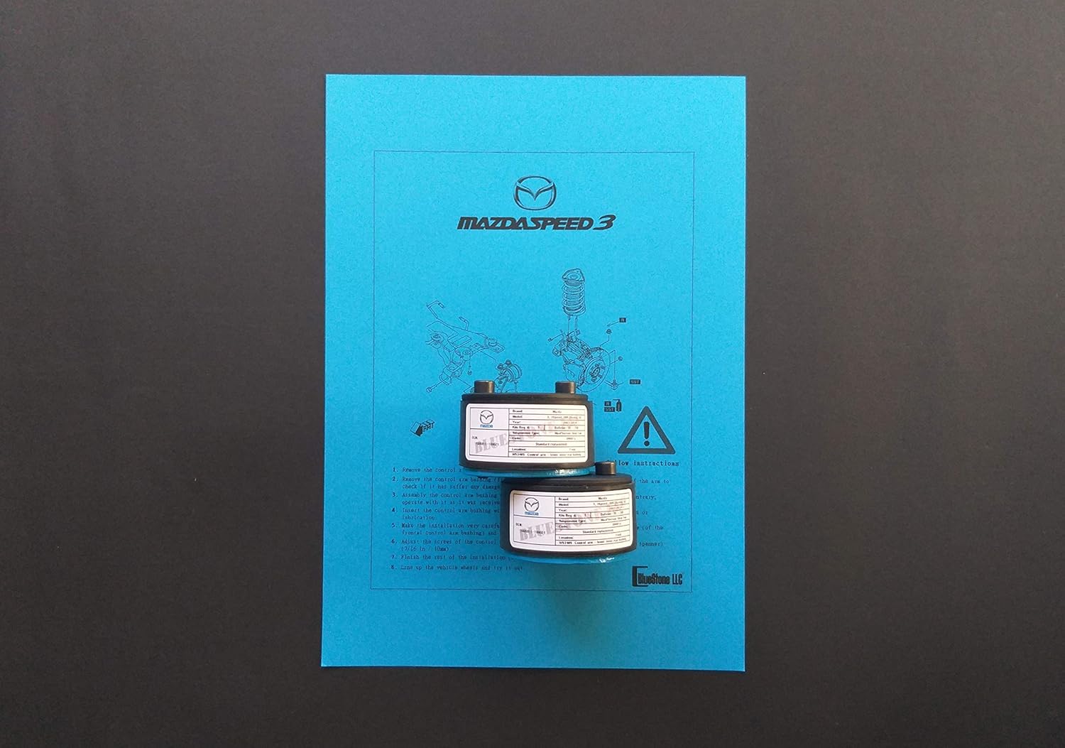 Amazon.com: Mazda3 MazdaSpeed3 Pair Front Lower Control Arm Bushing:  Automotive