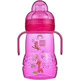 MAM Trainer Cup, Trainer Cups for Babies with Handles, Girl, 8 Ounces, 1-Count