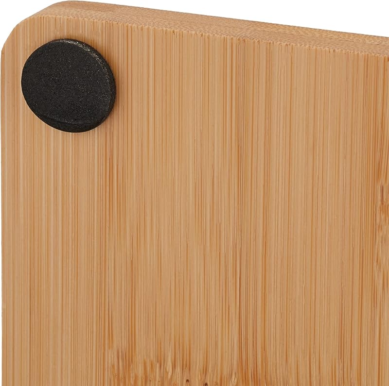 Portacápsulas Compatible con Cafissimo, para 20 Cápsulas, Dispensador Café de Bambú, 27 x 22 x 11 cm, Natural