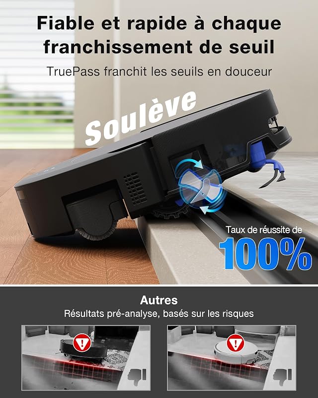 T90 Pro Omni Robot Aspirateur Laveur 30000Pa Blast PowerBoost
