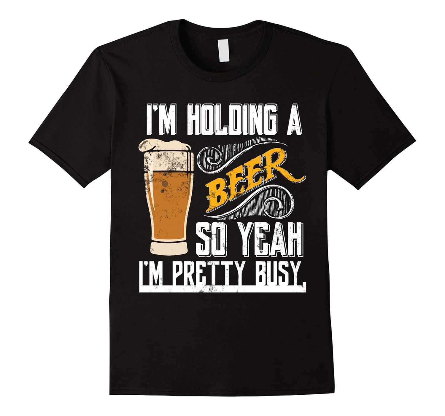 Beer T Shirts I’m Holding A Beer So Yeah I’m Pretty BusyTShirt Managatee