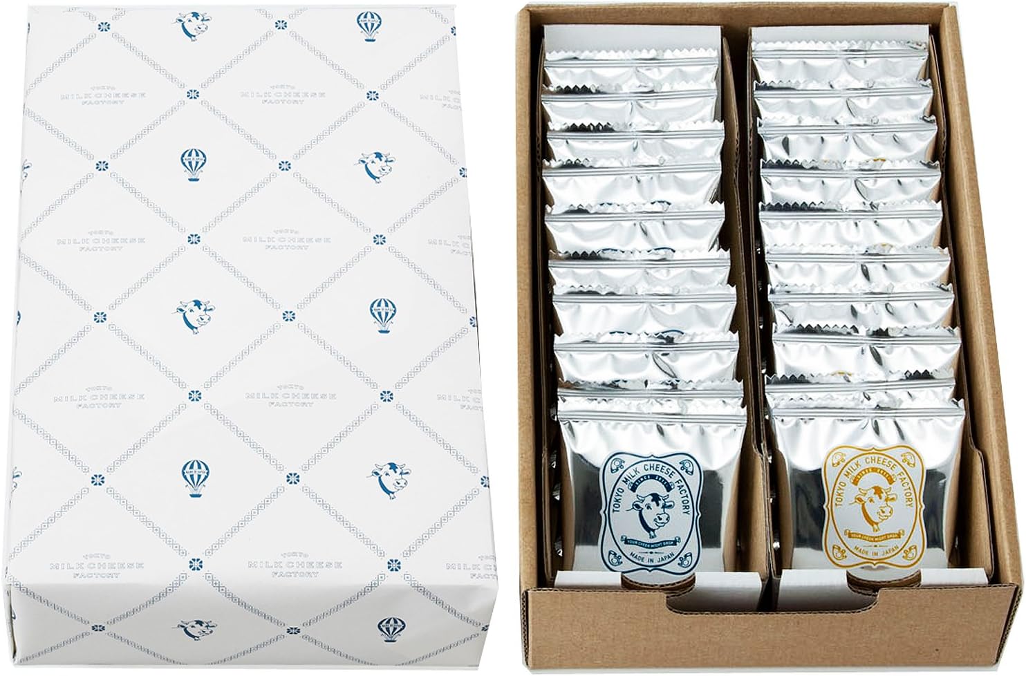 東京ミルクチーズ工場クッキー詰合せソルトカマンベールクッキーと蜂蜜ゴルゴンゾーラクッキー20枚入