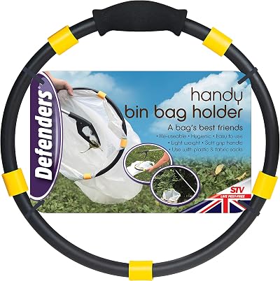 Defenders Handy Bin Bag Holder Lightweight Reusable Garden Litter Picking