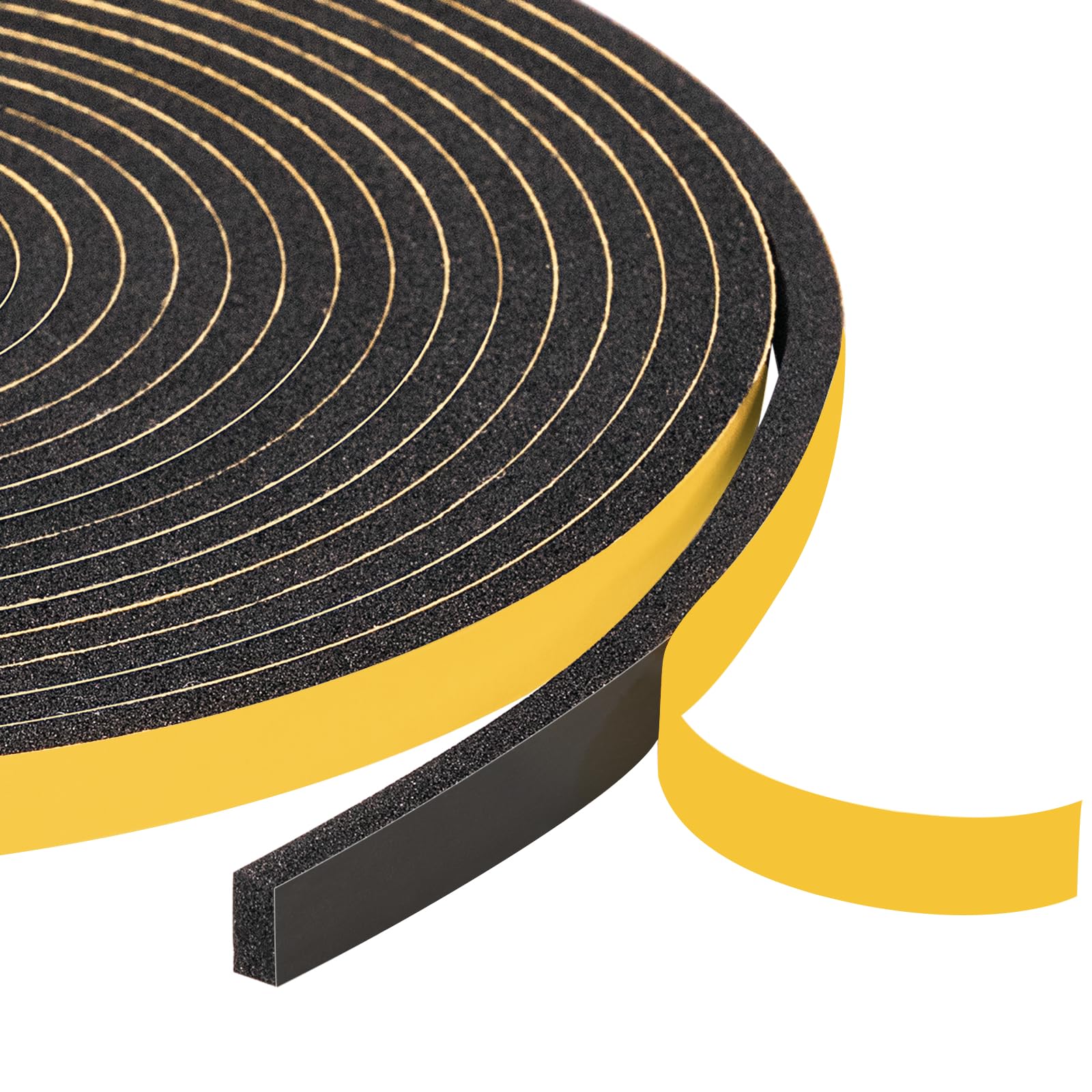 Yotache Foam Seal Tape 3 Rolls 1/4" W X
