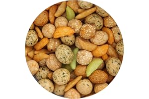 THE HAMPTON CANDY COMPANY Indian Summer Oriental Rice Snack Mix,1 Pound Bulk Bag, Hampton Distribution