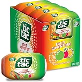 Tic Tac Fruit Adventure Mints, Bulk 8 Pack, Travel Size, 200 Pieces Each | Travel size Tic Tacs bulk for on the go in your pocket, purse, car, office and home snacking