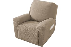 NORTHERN BROTHERS Recliner Chair Covers, Covers for Recliners, Small Recliner Chair Cover, Small Recliner Cover, Reclining Chair Cover, Khaki