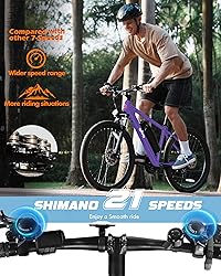 Qlife Racer Electric Bike for Adults - 21-Speed