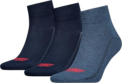 LEVIS Recycled Cotton, Quarts de Chaussettes Mixte, denim, 43/46