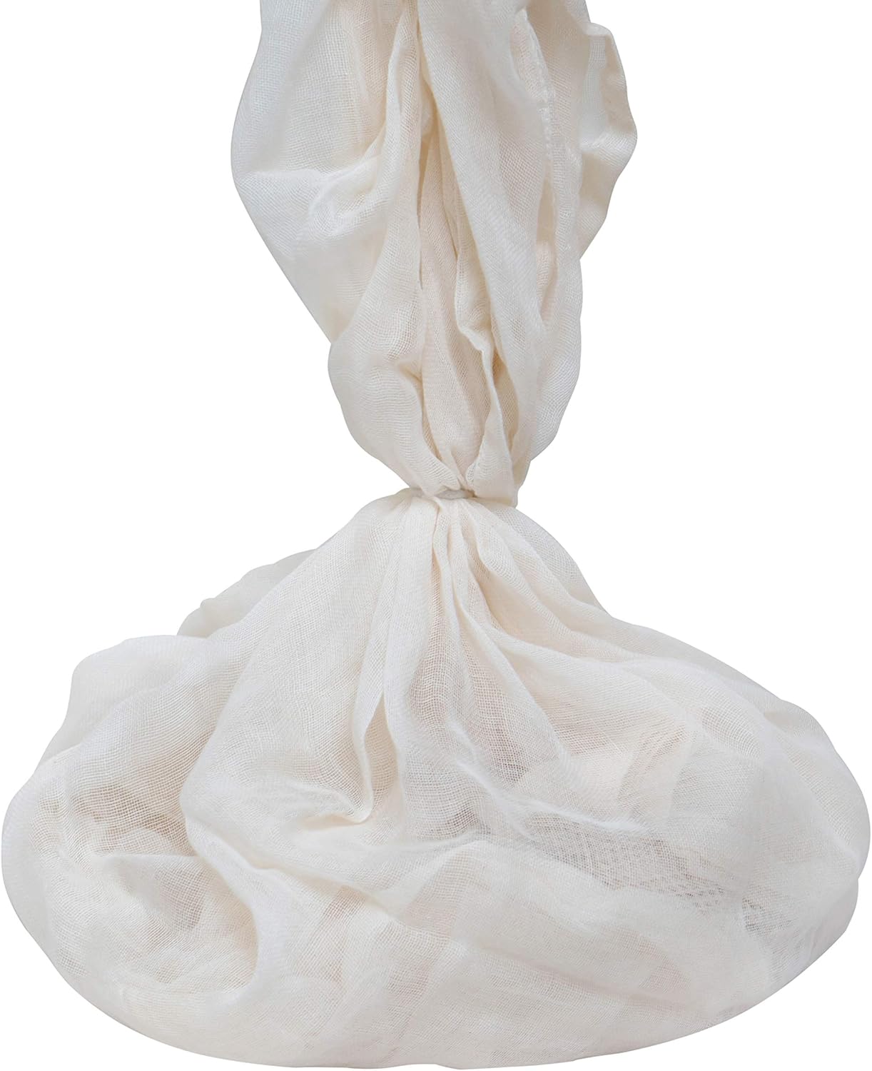 Organic Cotton Cheesecloth for Straining - 100% Unbleached Fine Weave Grade 90 Cotton Fabric for Straining, Steaming, Basting, Making Cheese & Bouquet Garni - Reusable & Washable - 36"x36" (Set of 1)